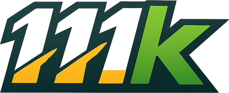 111k logo on homepage navbar